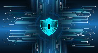 Siber devre, gelecekteki teknoloji konsepti 