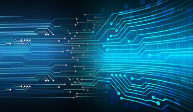 Siber devre, gelecekteki teknoloji konsepti 