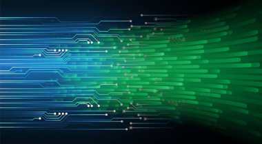 Siber devre, gelecekteki teknoloji konsepti 