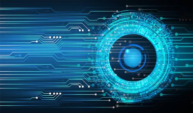 Siber devre, gelecekteki teknoloji konsepti 