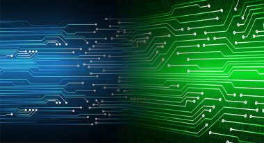 cyber circuit, future technology concept 