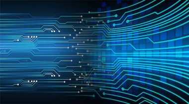 Siber devre, gelecekteki teknoloji konsepti 