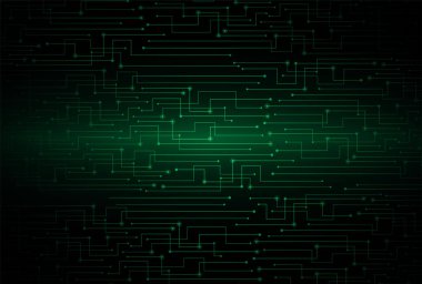 Siber devre, gelecekteki teknoloji konsepti 