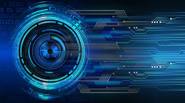 Cyber Circuit Future Technology Concept — Stockvektor