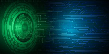 Siber devre gelecekteki teknoloji kavramı