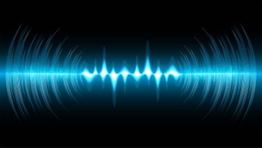 Parlak dijital eşitleyici şablonu, vektör tasarımı