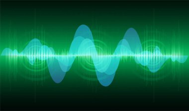 Dijital geleceksel eşitleyici şablonu, vektör tasarımı