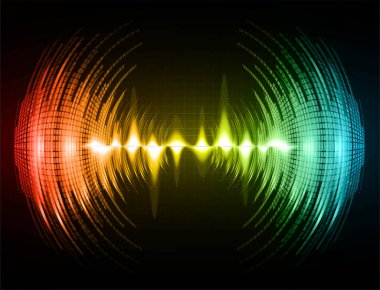 Dijital modern arkaplan, eşitleyici illüstrasyon