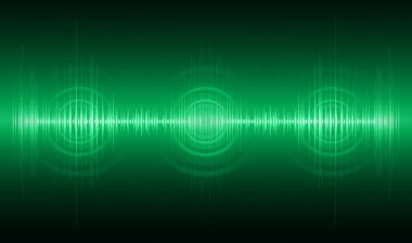 Parlak dijital eşitleyici şablonu, vektör tasarımı