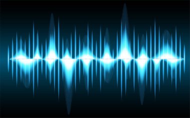 Parlak dijital eşitleyici şablonu, vektör tasarımı