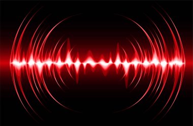 Dijital modern fütüristik eşitleyici arkaplan, vektör tasarımı