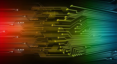 Devre kartı ile soyut arkaplan