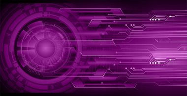 göz siber devre gelecekteki teknoloji konsepti