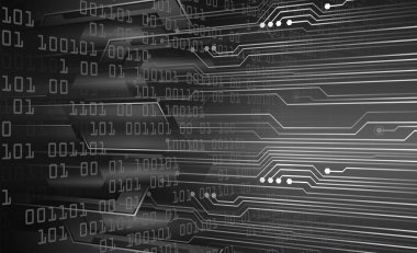 soyut veri akışı ve akışı, vektör illüstrasyon arka planı 