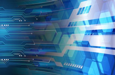 dijital teknoloji kavramı arka plan, yüksek teknoloji