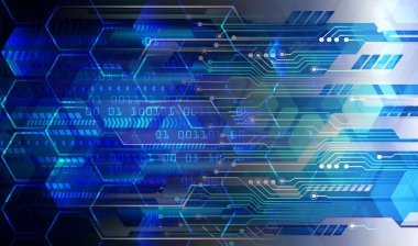 cyber future technology concept background