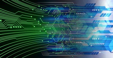 cyber future technology concept background