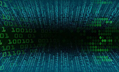 soyut siber gelecek teknolojisi kavramı arka plan, vektör illüstrasyonu