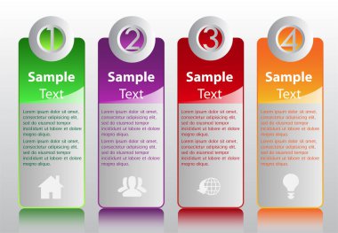 modern metin kutusu şablonu, pankart bilgileri