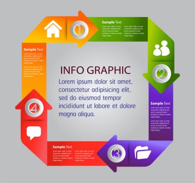 modern metin kutusu şablonu, pankart bilgileri