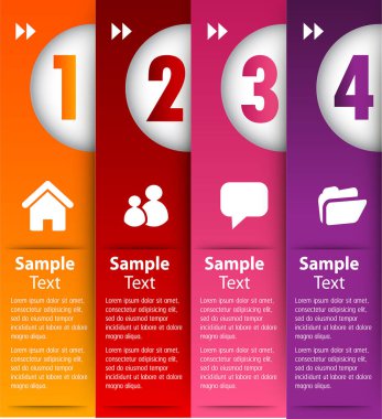 modern metin kutusu şablonu, pankart bilgileri