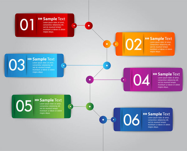 современный шаблон текстового поля, баннер Инфографика