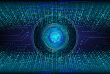 göz ile siber güvenlik kavramı