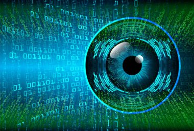 göz ile siber güvenlik kavramı