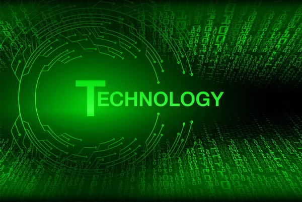 Cyber Future Technology Concept Background — Image vectorielle