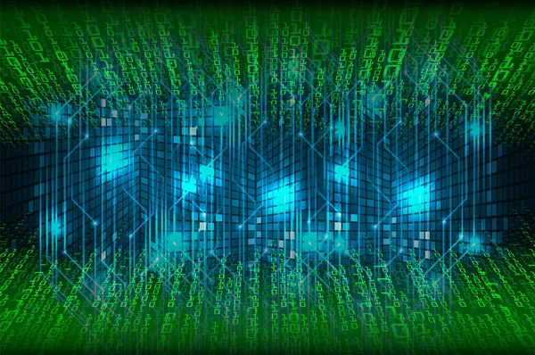 Cyber Future Technology Concept Background — Image vectorielle