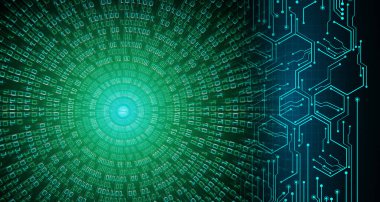 Abstract color cyber future technology background