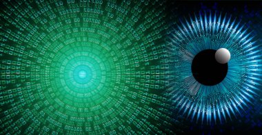 Abstract color cyber future technology background