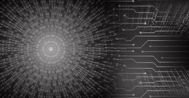 Abstract grey cyber future technology background