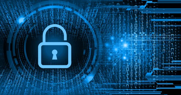 Digital Security Concept Background Keyhole —  Fotos de Stock