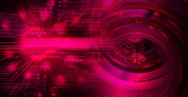Abstract Pink Cyber Future Technology Background — Stockfoto