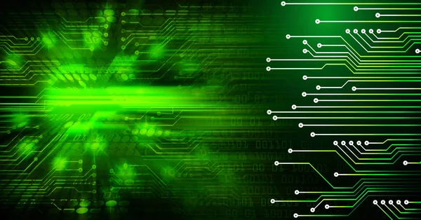 Abstract green cyber future technology background