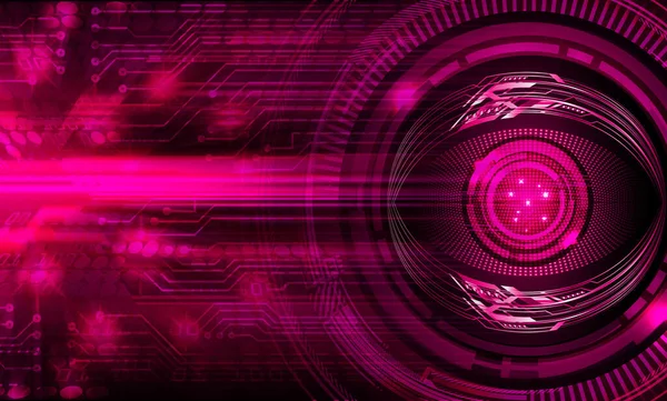 Abstract Pink Cyber Future Technology Background — Zdjęcie stockowe