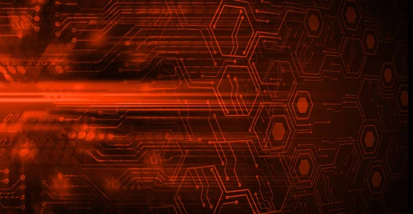 Abstract red cyber future technology background