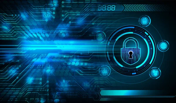 digital security concept background with keyhole