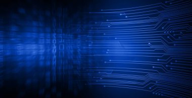 Siber devre gelecekteki teknoloji kavramı