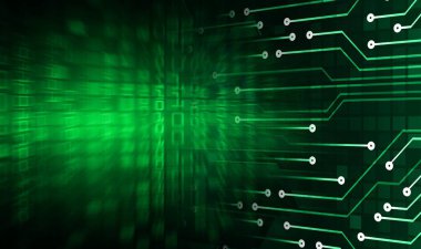 Siber devre gelecekteki teknoloji kavramı