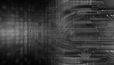 Siber devre gelecekteki teknoloji kavramı