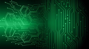 Siber devre gelecekteki teknoloji kavramı