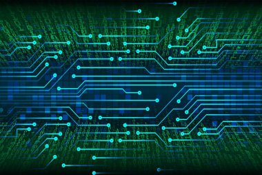 Siber devre gelecekteki teknoloji kavramı