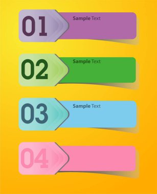 modern metin kutusu şablonu, bilgi grafikleri pankartı