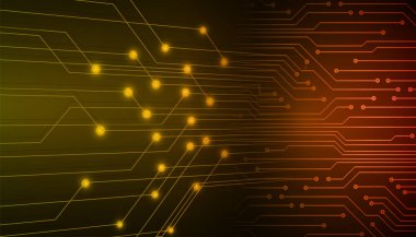 Siber devre gelecekteki teknoloji kavramı