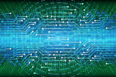 Siber devre gelecekteki teknoloji kavramı