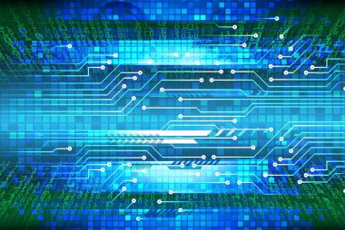 Siber devre gelecekteki teknoloji kavramı