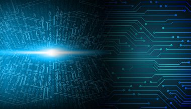 Siber devre gelecekteki teknoloji kavramı