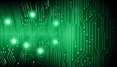 Siber devre gelecekteki teknoloji kavramı